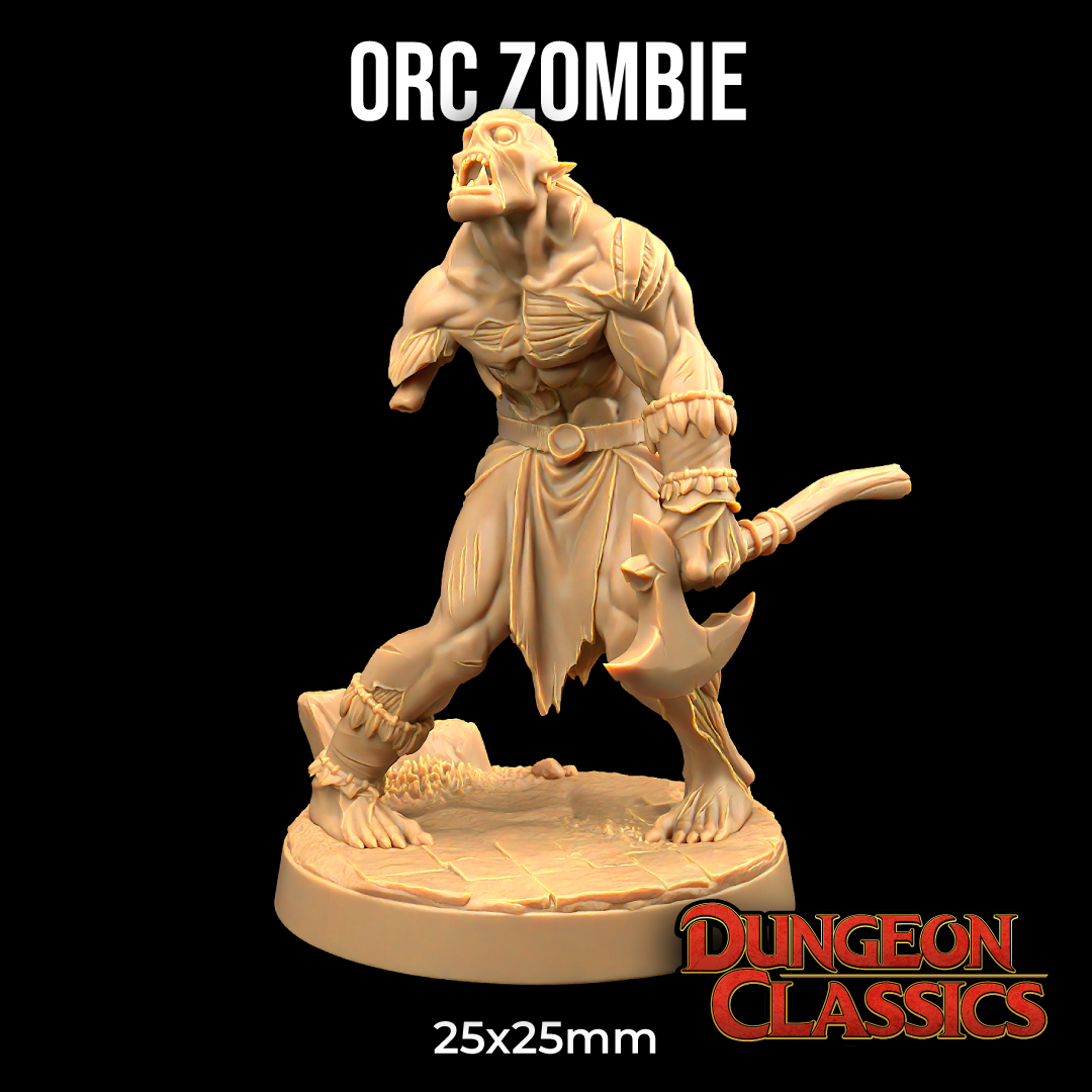 Orc Zombie | PRESUPPORTED | Dungeon Classics